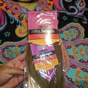 8 inch light brown track hair